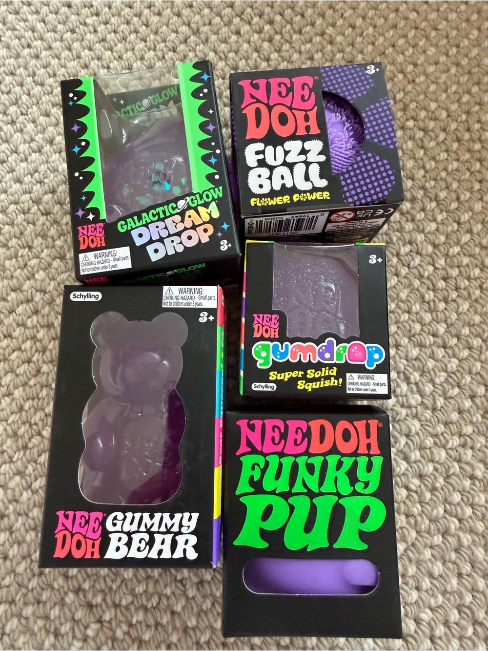 NeeDoh Purple bundle - authentic!